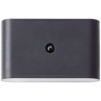 Brilliant - LED Outdoor rechargeable wall light with sensor XINO LED/3W/5V 3600 mAh IP44 black