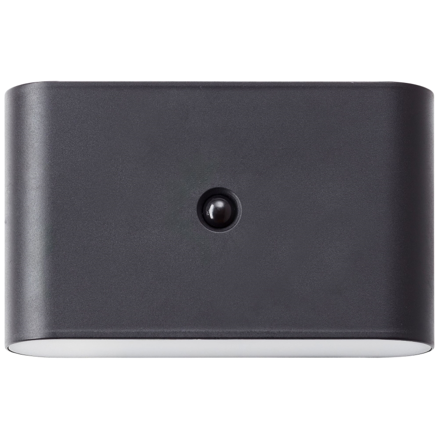 Brilliant - LED Outdoor rechargeable wall light with sensor XINO LED/3W/5V 3600 mAh IP44 black