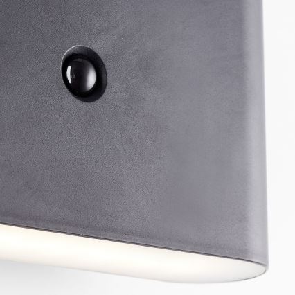 Brilliant - LED Outdoor rechargeable wall light with sensor XINO LED/3W/5V 3600 mAh IP44 black