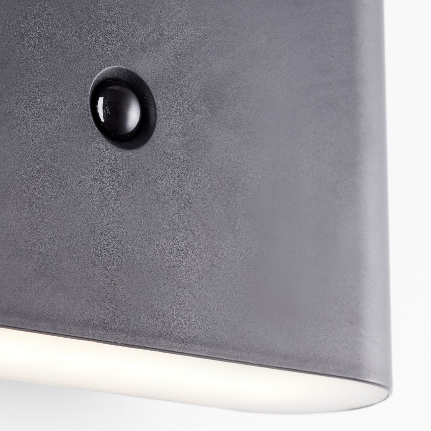 Brilliant - LED Outdoor rechargeable wall light with sensor XINO LED/3W/5V 3600 mAh IP44 black
