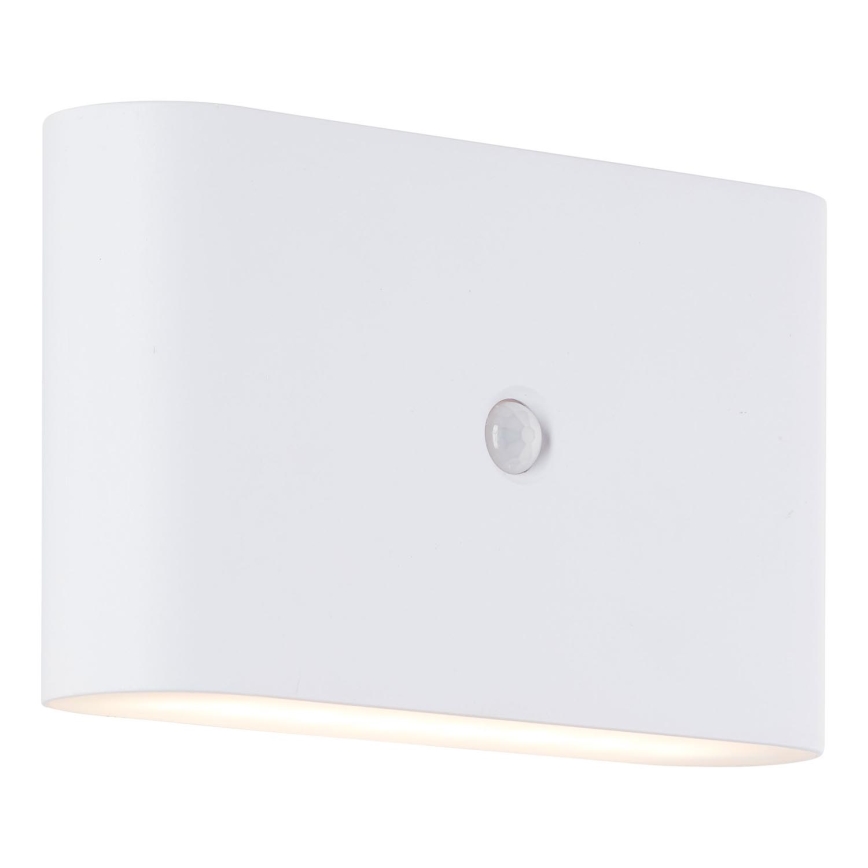 Brilliant - LED Outdoor rechargeable wall light with sensor XINO LED/3W/5V IP44 white