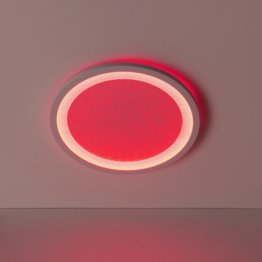 Brilliant - LED RGBW Dimmable ceiling light TANIDA LED/22W/230V 3000-6500K+ remote control