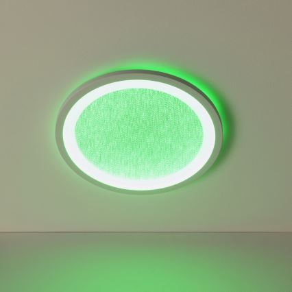 Brilliant - LED RGBW Dimmable ceiling light TANIDA LED/22W/230V 3000-6500K+ remote control