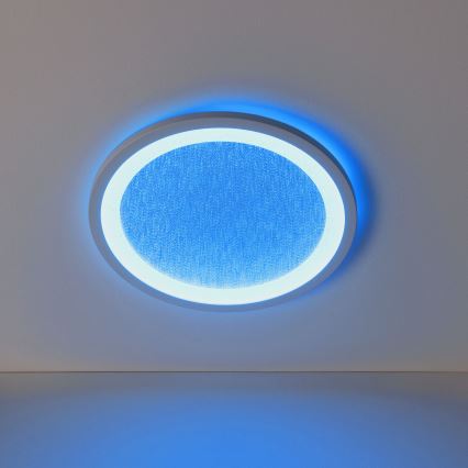 Brilliant - LED RGBW Dimmable ceiling light TANIDA LED/22W/230V 3000-6500K+ remote control
