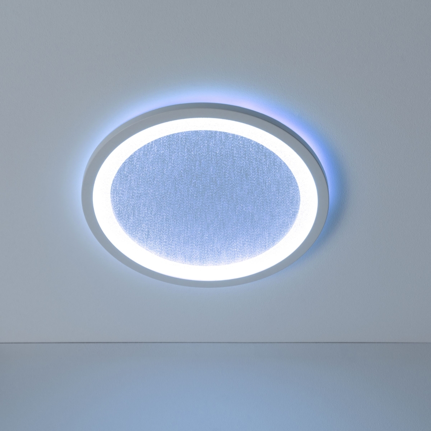 Brilliant - LED RGBW Dimmable ceiling light TANIDA LED/22W/230V 3000-6500K+ remote control