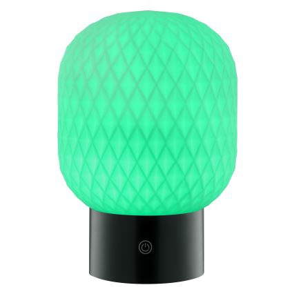 Brilliant - SARASTRO RGBW LED Dimmable Rechargeable Touch Outdoor Table Lamp, 3W/5V, 2700K, 1800 mAh, IP44, White
