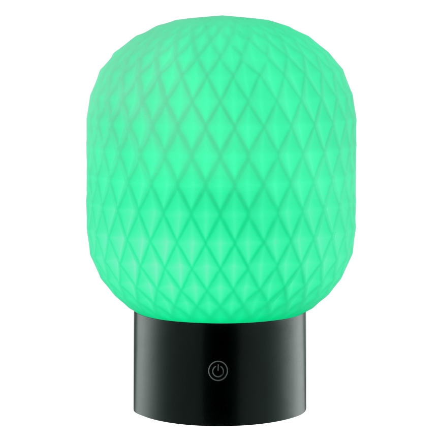 Brilliant - SARASTRO RGBW LED Dimmable Rechargeable Touch Outdoor Table Lamp, 3W/5V, 2700K, 1800 mAh, IP44, White