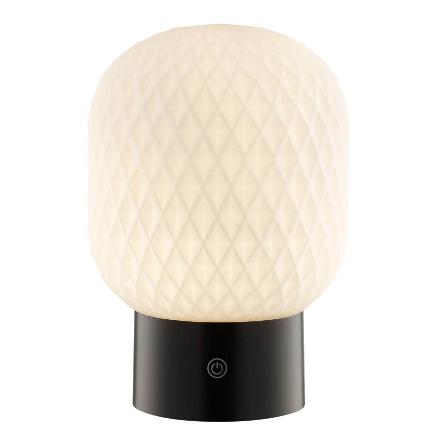 Brilliant - SARASTRO RGBW LED Dimmable Rechargeable Touch Outdoor Table Lamp, 3W/5V, 2700K, 1800 mAh, IP44, White