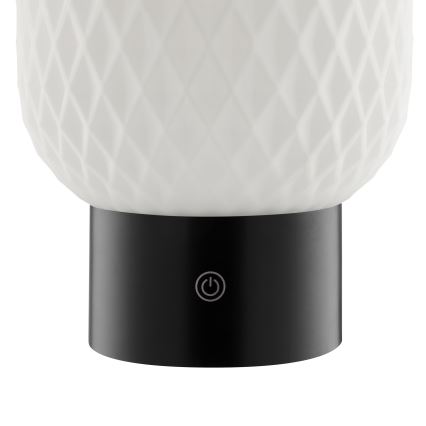 Brilliant - SARASTRO RGBW LED Dimmable Rechargeable Touch Outdoor Table Lamp, 3W/5V, 2700K, 1800 mAh, IP44, White