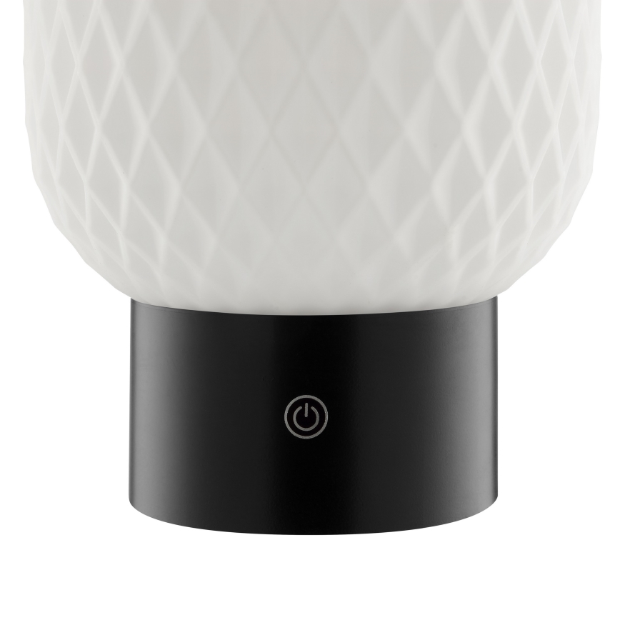 Brilliant - SARASTRO RGBW LED Dimmable Rechargeable Touch Outdoor Table Lamp, 3W/5V, 2700K, 1800 mAh, IP44, White