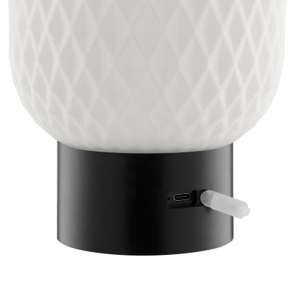 Brilliant - SARASTRO RGBW LED Dimmable Rechargeable Touch Outdoor Table Lamp, 3W/5V, 2700K, 1800 mAh, IP44, White