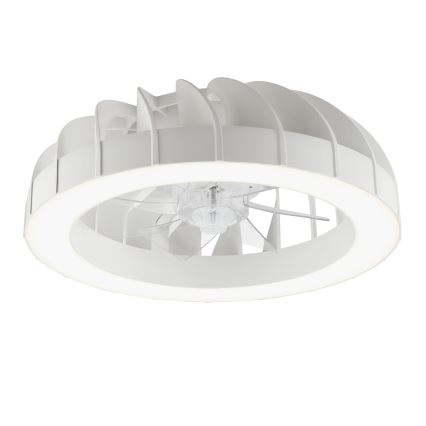 Brilliant - LED RGBW Dimmable ceiling fan with a light FANORA LED/30W/230V 2700-6500K d. 46 cm white + remote control