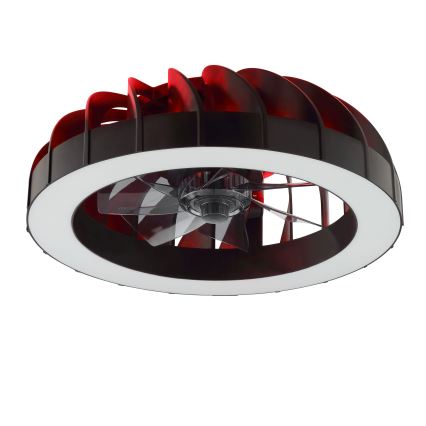 Brilliant - LED RGBW Dimmable ceiling fan with a light FANORA LED/30W/230V 2700-6500K d. 46 cm black + remote control