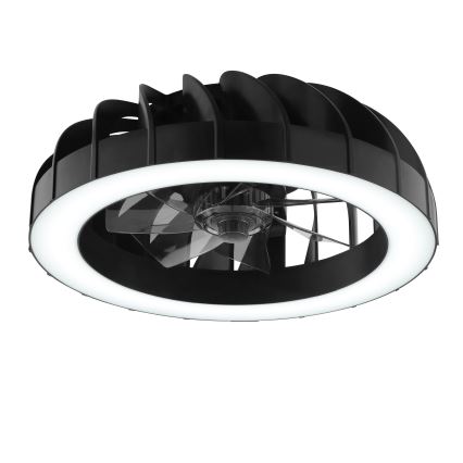 Brilliant - LED RGBW Dimmable ceiling fan with a light FANORA LED/30W/230V 2700-6500K d. 46 cm black + remote control