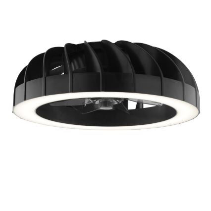 Brilliant - LED RGBW Dimmable ceiling fan with a light FANORA LED/30W/230V 2700-6500K d. 46 cm black + remote control