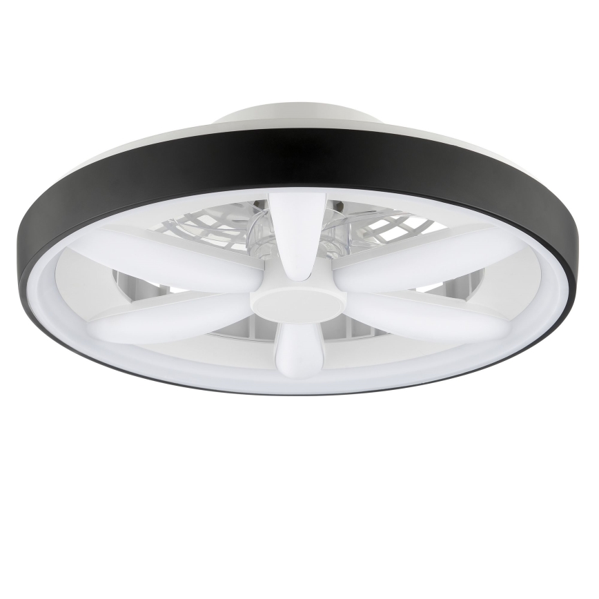 Brilliant - LED RGBW Dimmable ceiling fan with a light GAIANO LED/48W/230V 2700-6500K black + remote control