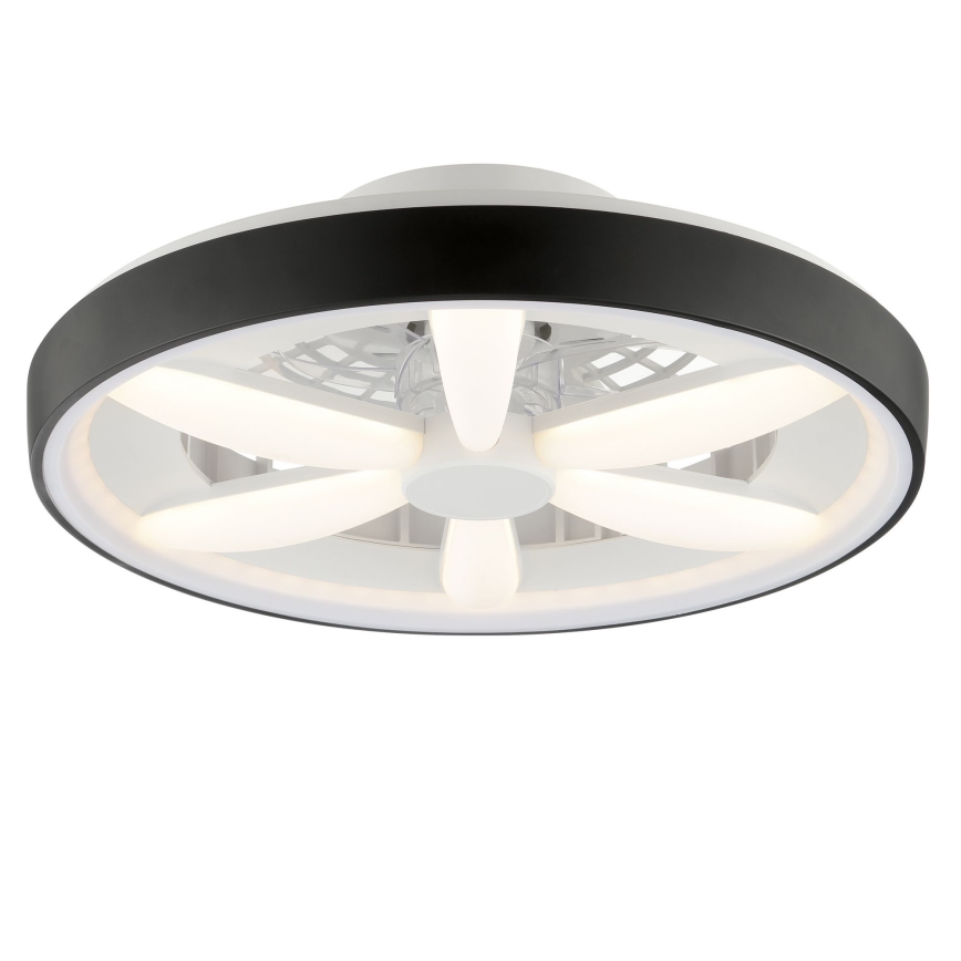 Brilliant - LED RGBW Dimmable ceiling fan with a light GAIANO LED/48W/230V 2700-6500K black + remote control