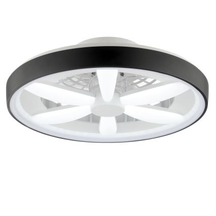 Brilliant - LED RGBW Dimmable ceiling fan with a light GAIANO LED/48W/230V 2700-6500K black + remote control
