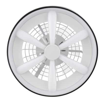 Brilliant - LED RGBW Dimmable ceiling fan with a light GAIANO LED/48W/230V 2700-6500K black + remote control