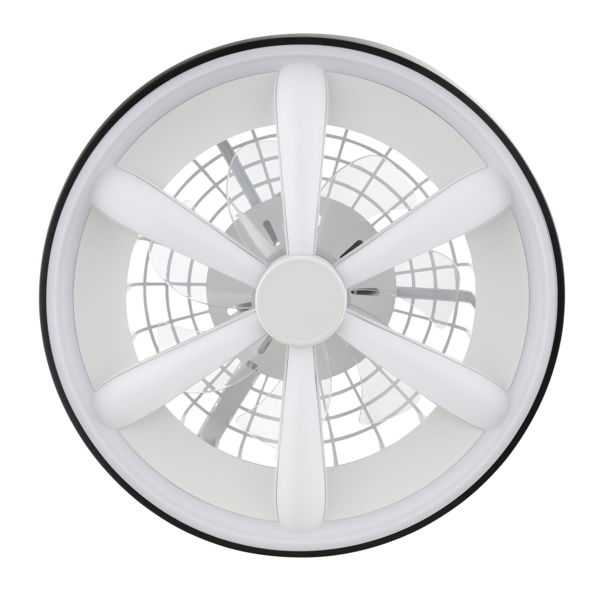 Brilliant - LED RGBW Dimmable ceiling fan with a light GAIANO LED/48W/230V 2700-6500K black + remote control