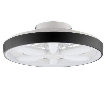 Brilliant - LED RGBW Dimmable ceiling fan with a light GAIANO LED/48W/230V 2700-6500K black + remote control