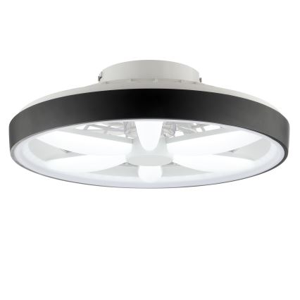 Brilliant - LED RGBW Dimmable ceiling fan with a light GAIANO LED/48W/230V 2700-6500K black + remote control