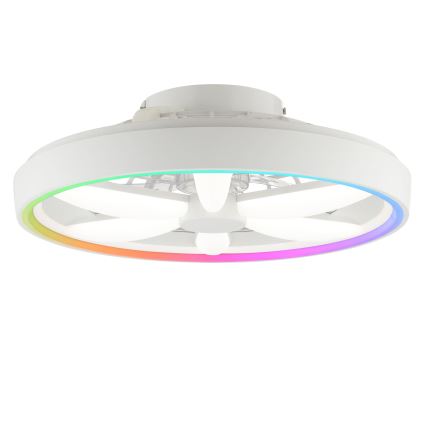 Brilliant - LED RGBW Dimmable ceiling fan with a light GAIANO LED/48W/230V 2700-6500K white + remote control