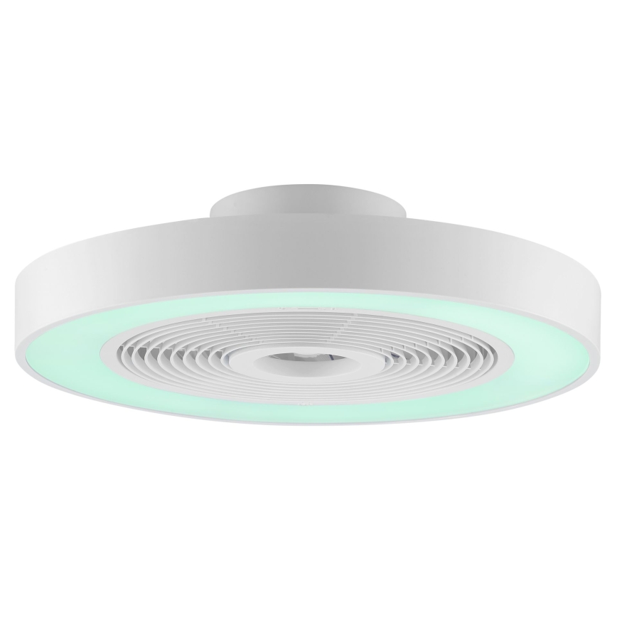 Brilliant - LED RGBW Dimmable Ceiling Fan Light CATANIA LED/37W/230V 2700–6500K Ø 48.6 cm White + Remote Control