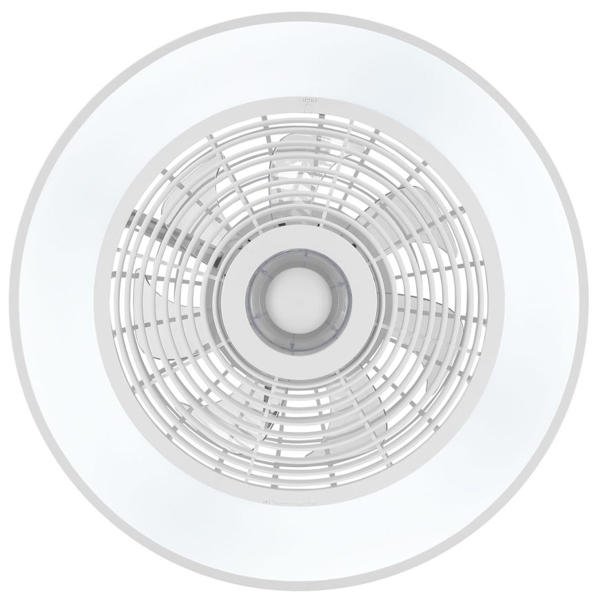 Brilliant - LED RGBW Dimmable Ceiling Fan Light CATANIA LED/37W/230V 2700–6500K Ø 48.6 cm White + Remote Control