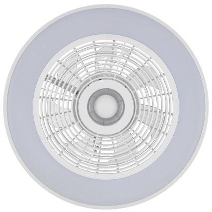 Brilliant - LED RGBW Dimmable Ceiling Fan Light CATANIA LED/37W/230V 2700–6500K Ø 48.6 cm White + Remote Control