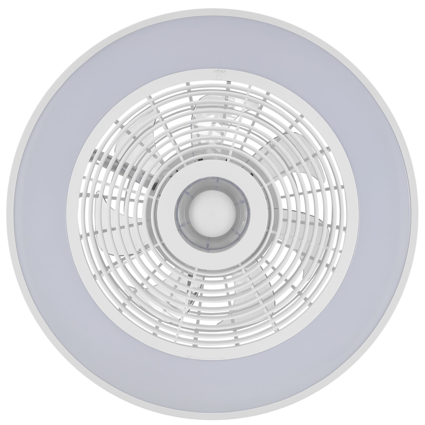 Brilliant - LED RGBW Dimmable Ceiling Fan Light CATANIA LED/37W/230V 2700–6500K Ø 48.6 cm White + Remote Control