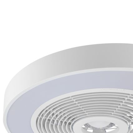 Brilliant - LED RGBW Dimmable Ceiling Fan Light CATANIA LED/37W/230V 2700–6500K Ø 48.6 cm White + Remote Control