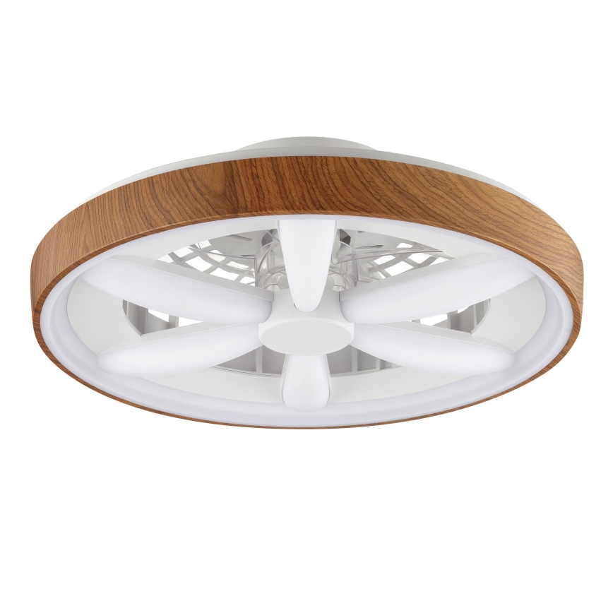 Brilliant - LED RGBW Dimmable ceiling fan GAIANO LED/24W/230V 2700-6500K d. 48 cm brown + remote control