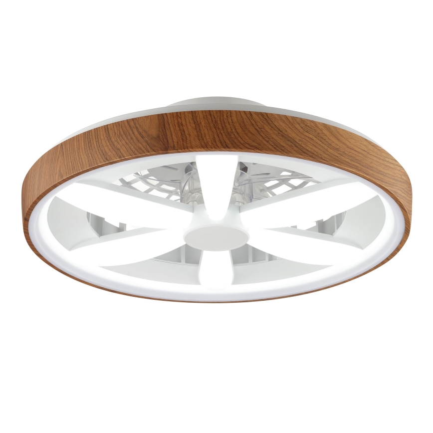 Brilliant - LED RGBW Dimmable ceiling fan GAIANO LED/24W/230V 2700-6500K d. 48 cm brown + remote control