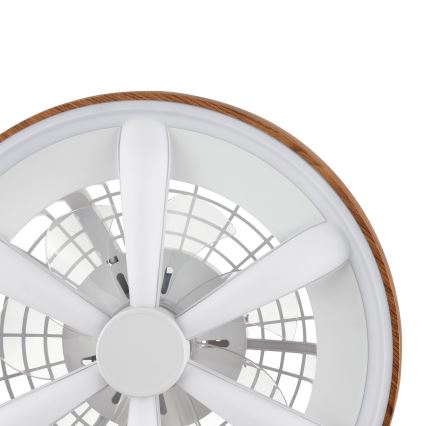 Brilliant - LED RGBW Dimmable ceiling fan GAIANO LED/24W/230V 2700-6500K d. 48 cm brown + remote control