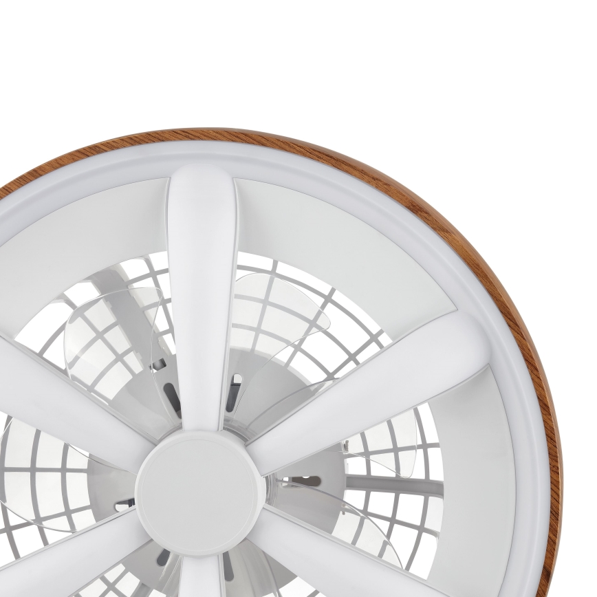 Brilliant - LED RGBW Dimmable ceiling fan GAIANO LED/24W/230V 2700-6500K d. 48 cm brown + remote control