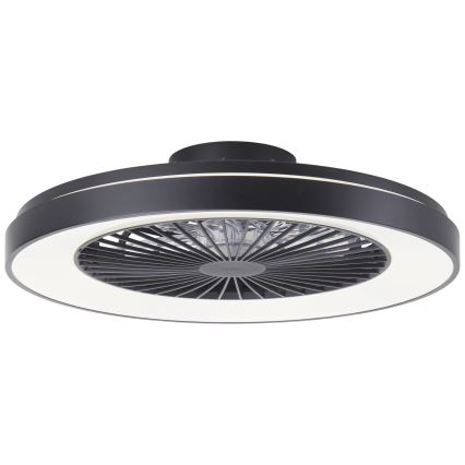 Brilliant - LED RGBW Dimmable ceiling fan MAZZARO LED/24W/230V 3000-6500K d. 58 cm black + remote control