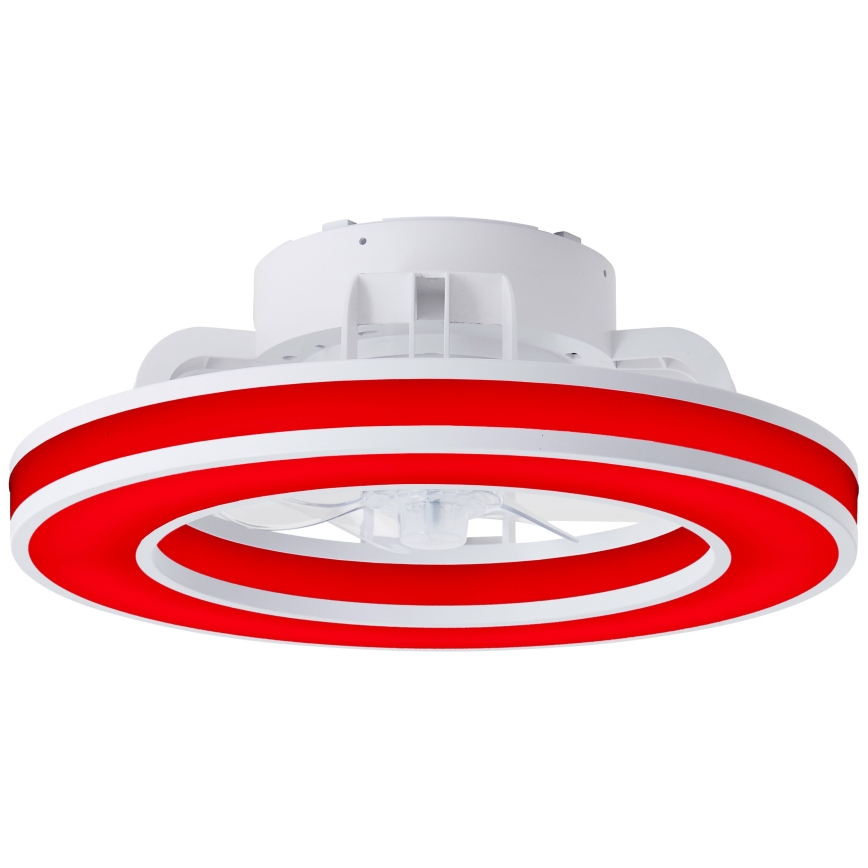 Brilliant - LED RGBW Dimmable ceiling fan MONDELLO LED/26W/230V 2700-6500K d. 41,5 cm white + remote control