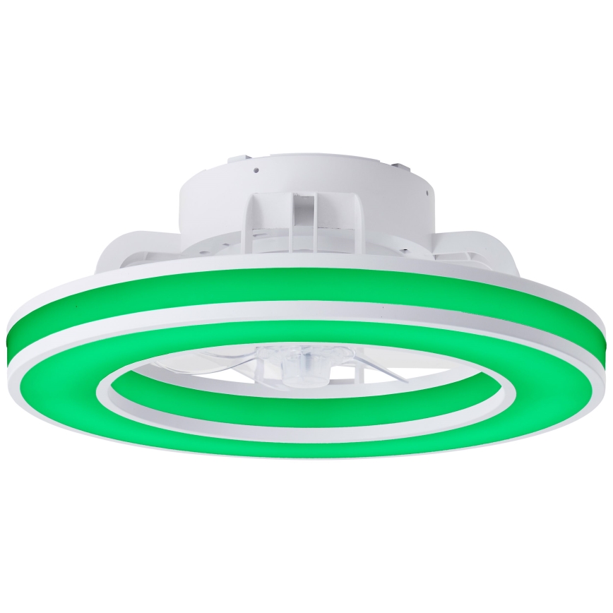 Brilliant - LED RGBW Dimmable ceiling fan MONDELLO LED/26W/230V 2700-6500K d. 41,5 cm white + remote control