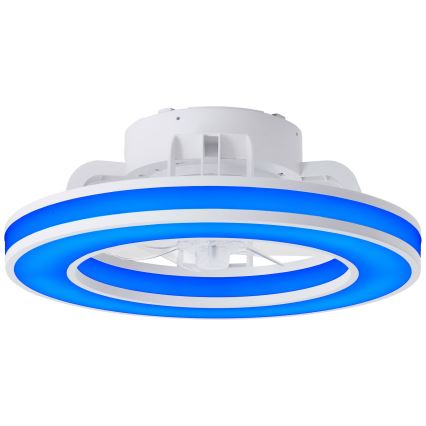Brilliant - LED RGBW Dimmable ceiling fan MONDELLO LED/26W/230V 2700-6500K d. 41,5 cm white + remote control