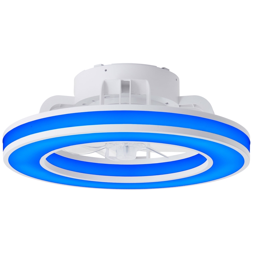Brilliant - LED RGBW Dimmable ceiling fan MONDELLO LED/26W/230V 2700-6500K d. 41,5 cm white + remote control