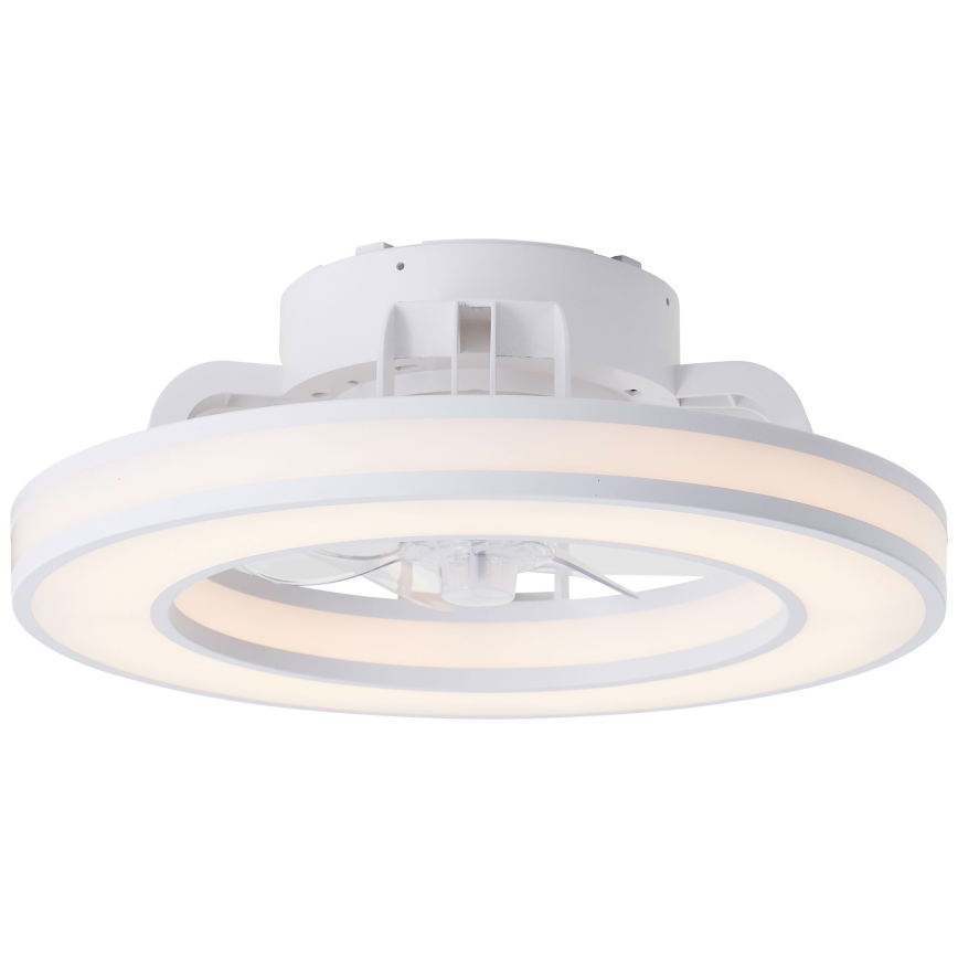 Brilliant - LED RGBW Dimmable ceiling fan MONDELLO LED/26W/230V 2700-6500K d. 41,5 cm white + remote control