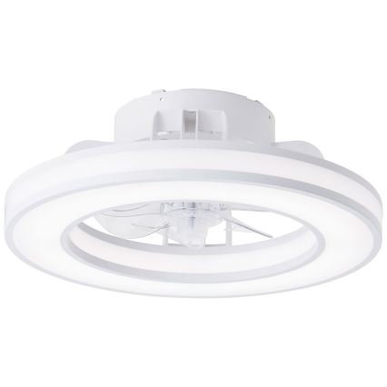 Brilliant - LED RGBW Dimmable ceiling fan MONDELLO LED/26W/230V 2700-6500K d. 41,5 cm white + remote control