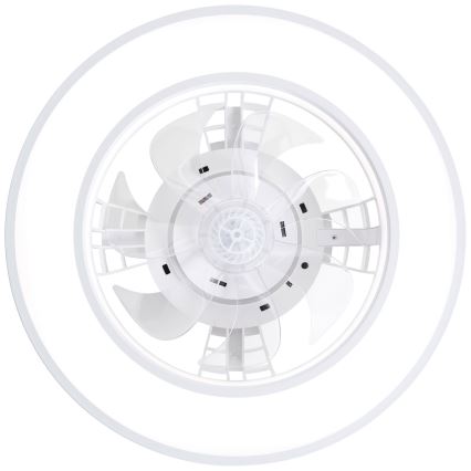 Brilliant - LED RGBW Dimmable ceiling fan MONDELLO LED/26W/230V 2700-6500K d. 41,5 cm white + remote control