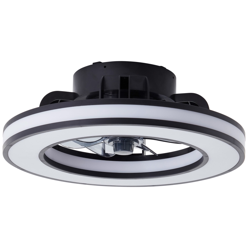 Brilliant - LED RGBW Dimmable ceiling fan MONDELLO LED/26W/230V 2700-6500K d. 41 cm black + remote control