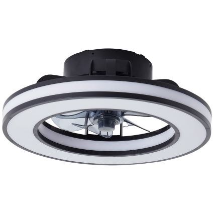 Brilliant - LED RGBW Dimmable ceiling fan MONDELLO LED/26W/230V 2700-6500K d. 41 cm black + remote control