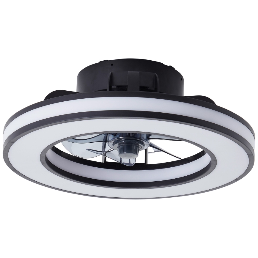 Brilliant - LED RGBW Dimmable ceiling fan MONDELLO LED/26W/230V 2700-6500K d. 41 cm black + remote control