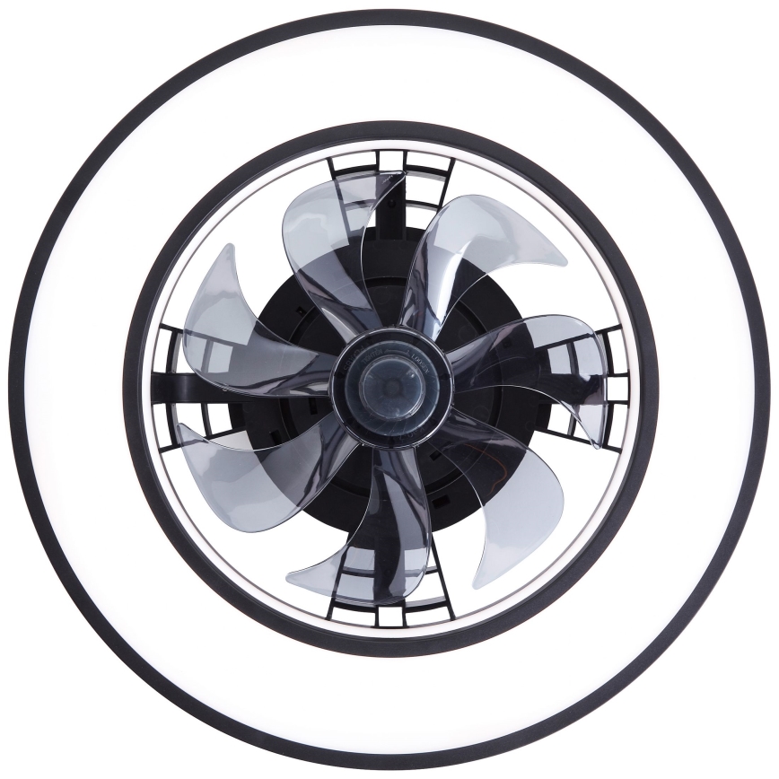 Brilliant - LED RGBW Dimmable ceiling fan MONDELLO LED/26W/230V 2700-6500K d. 41 cm black + remote control