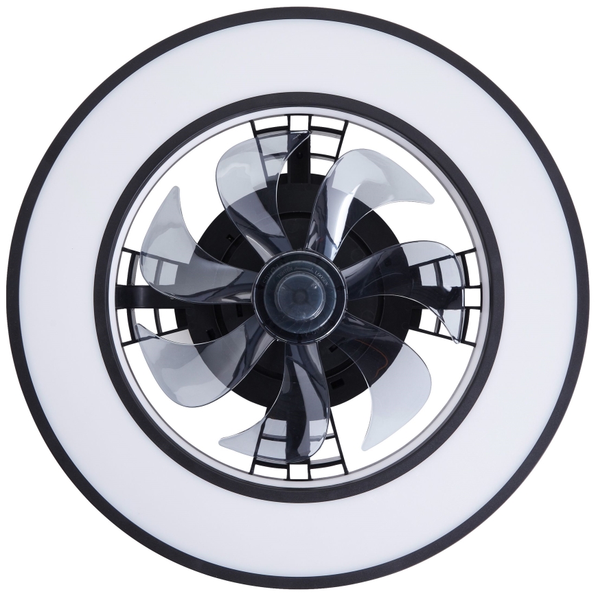 Brilliant - LED RGBW Dimmable ceiling fan MONDELLO LED/26W/230V 2700-6500K d. 41 cm black + remote control