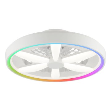 Brilliant - LED RGBW Dimmable ceiling fan with a light GAIANO LED/48W/230V 2700-6500K white + remote control